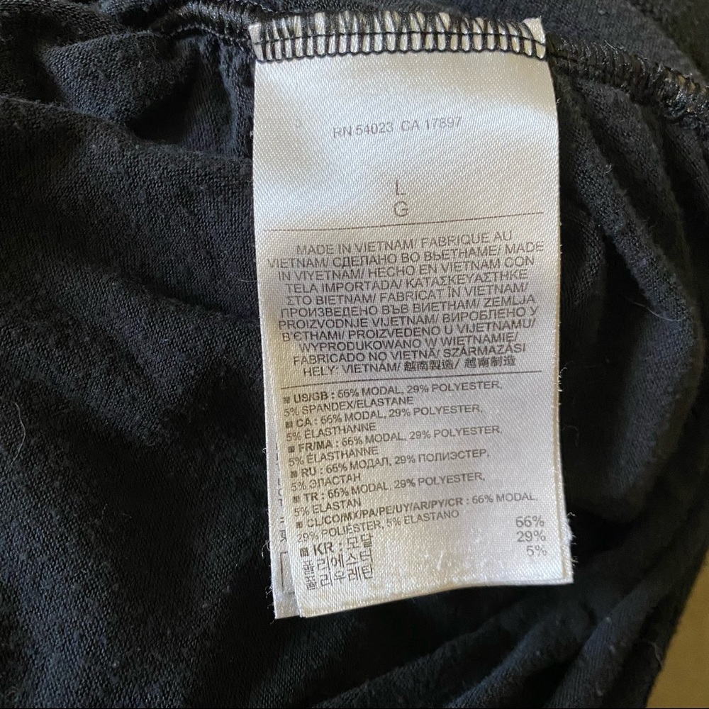 BANANA REPUBLIC Black Tunic Tank size L - Picture 6 of 7